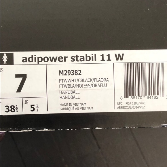 Women’s Adidas Court Shoes adipower stabil - Picture 3 of 3